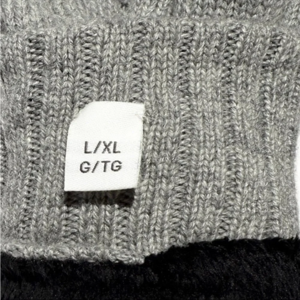 UGG Gray Knit Wool Blend Gloves NWT
